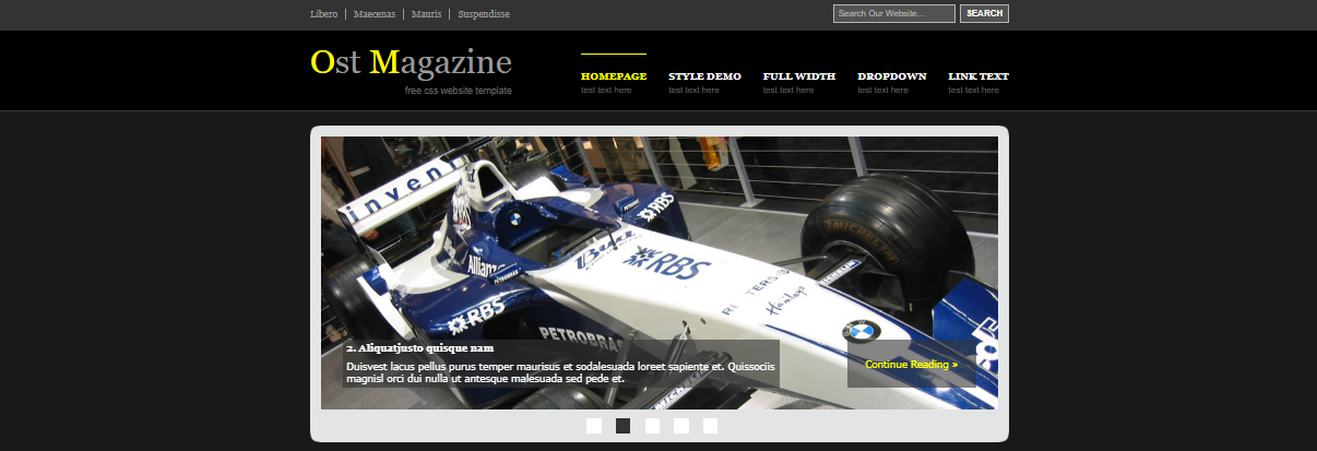OST Magazine - Premium Template